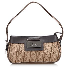 Borsa a tracolla Dior Brown Oblique Street Chic Marrone