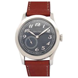 Autre Marque-BALTIC MR WATCH01 36 MM AUTOMATIC IN PALLADIE STEEL WATCH + BOX-Silvery