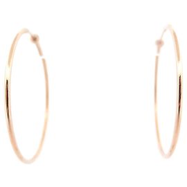 ORECCHINI VANRYCKE MARGHERITA HOOPS IN ORO ROSA 18ORECCHINI K D'oro