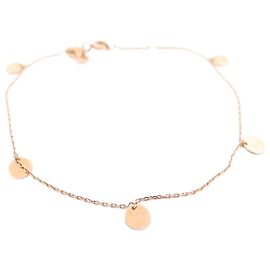 NOVA PULSEIRA VANRYCKE MARRAKECH 16 NO 17 CM EM OURO ROSA 18K JÓIA DE OURO ROSA Dourado