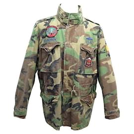 Ralph Lauren-NEW RALPH LAUREN MILITARY TRINH JACKET 122 camouflage 446115 XXL 52 JACKET-Multiple colors