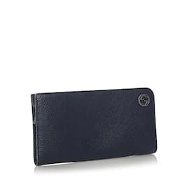 Gucci-Lange Brieftasche aus Leder 308787.0-Blau