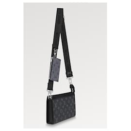 Louis Vuitton-Portefeuille portable LV Gaston-Noir