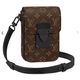 Louis Vuitton Carteira vestível LV s-lock nova Marrom