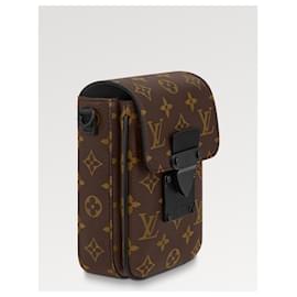 Louis Vuitton-LV S-Lock tragbare Geldbörse neu-Braun