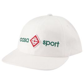 Embroidered Casa Sport Logo Hat - Casablanca - White - Cotton White