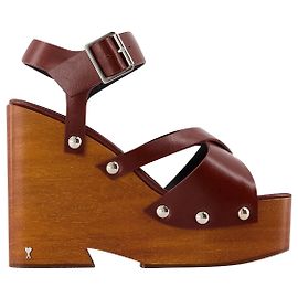 Riemchensandalen - Ami Paris - Cognac - Leder Braun