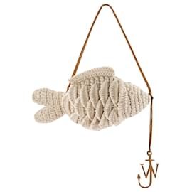 JW Anderson-The Fish Bag - J.W. Anderson - Canvas - Beige-Beige