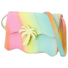 Palm Angels-Rainbow Palm Beach Bag Mm Hobo Bag - Palm Angels - Multi - Leather-Multiple colors