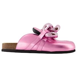 JW Anderson-Chain Loafers - J.W. Anderson - Leather - Pink-Pink
