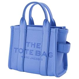 Marc Jacobs-Le Micro Tote Bag - Marc Jacobs - Cuir - Bleu-Bleu