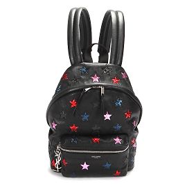 Yves Saint Laurent Star Leather Backpack Black