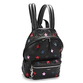Yves Saint Laurent-Star Leather Backpack-Black