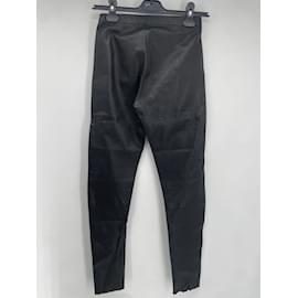 Autre Marque-NOTSHY  Trousers T.fr 36 Leather-Black