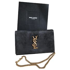Borsa Saint Laurent Modello ramo Kate Nero