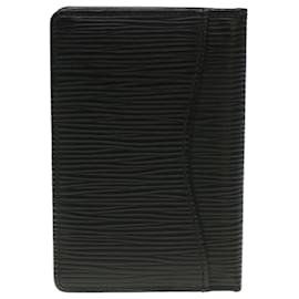 Louis Vuitton-LOUIS VUITTON Epi Organizer De poche Card Case Black M63582 LV Auth 37871-Black