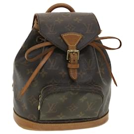 Louis Vuitton-LOUIS VUITTON Monogram Montsouris PM Backpack M51137 LV Auth 37758-Monogram