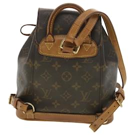 Louis Vuitton-LOUIS VUITTON Monogram Montsouris PM Backpack M51137 LV Auth 37758-Monogram