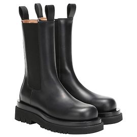 STIVALETTI STIVALI LUG BOTTEGA VENETA Nero