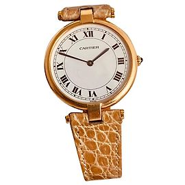 Cartier Oro Vendôme 18 Cts Blanco