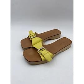 By Far-BY FAR  Mules & clogs T.eu 36 Leather-Yellow