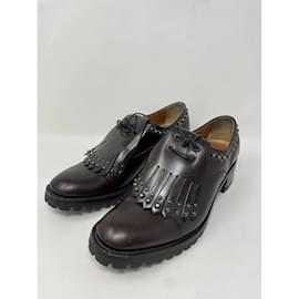 Church's-CHURCH'S  Flats T.eu 37.5 Leather-Dark red