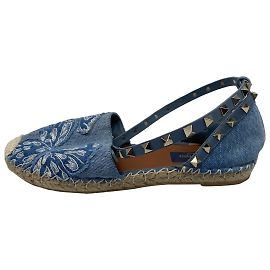 VALENTINO GARAVANI  Espadrilles T.eu 37 Denim - Jeans Blue