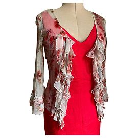 Renato Nucci R-Kleid. Nucci und APARA Bluse Rot