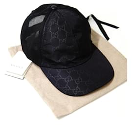 Gucci-Gucci schwarze Mütze - Neu mit Etikett-Schwarz