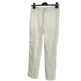 Calças Burberry T.US 4 Lã Cru