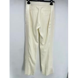 Burberry-BURBERRY  Trousers T.US 4 WOOL-Cream
