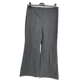 Ganni-GANNI  Trousers T.fr 36 WOOL-Grey