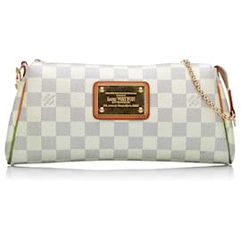 Louis Vuitton-Louis Vuitton White Damier Azur Eva-White