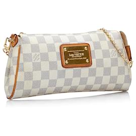 Louis Vuitton-Louis Vuitton White Damier Azur Eva-White