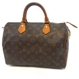 Louis Vuitton Speedy 30 Monogramma-VI1920 Marrone