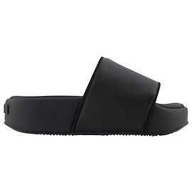 Y3 Diapositive - Y-3 - Pelle nera Nero