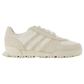 Y3-Marathon Tr Sneakers - Y-3 - Off-White - Leather-White