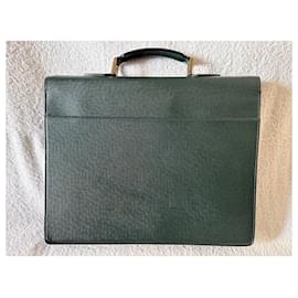 Louis Vuitton-Vuitton Kourad green briefcase-Green