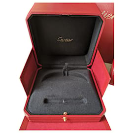 Cartier-Scatola e sacchetto di carta foderato con autentico braccialetto dell'amore-Rosso
