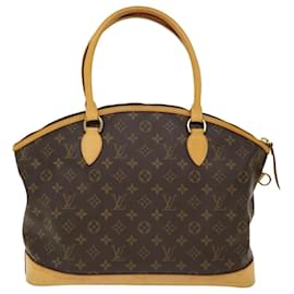 Louis Vuitton-LOUIS VUITTON Monogram Lockit Horizontal Hand Bag M40104 LV Auth 38046-Other