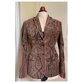 Autre Marque-Paisley pattern velvet jacket-Other
