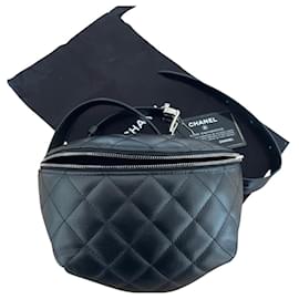 Chanel-Chanel Uniforme bum bag-Black