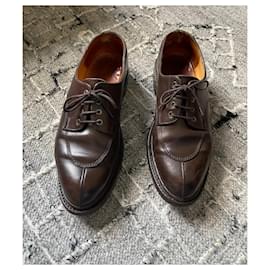 JM Weston-JM Weston half-width derbies with golf sole - Vintage T. 7 E (is 41)-Dark brown