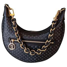 Louis Vuitton-Louis Vuitton Loop-Tasche aus Leder-Schwarz