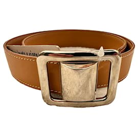Hermès-Light camel leather belt-Other
