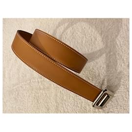 Hermès-Light camel leather belt-Other