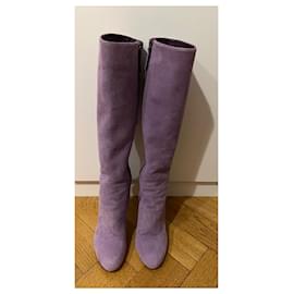 Valentino-botas-Púrpura