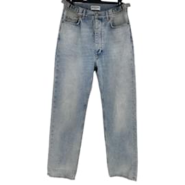 Balenciaga-BALENCIAGA  Trousers T.International XXS Denim - Jeans-Blue