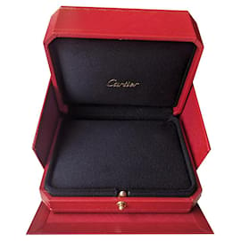 Cartier-Petite boîte à bijoux avec sac en papier-Rouge