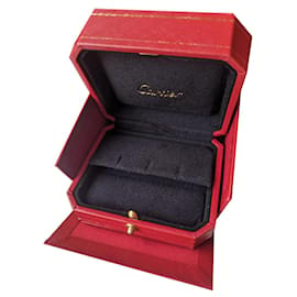 Cartier-Espositore per orecchini piccoli con sacchetto di carta-Rosso